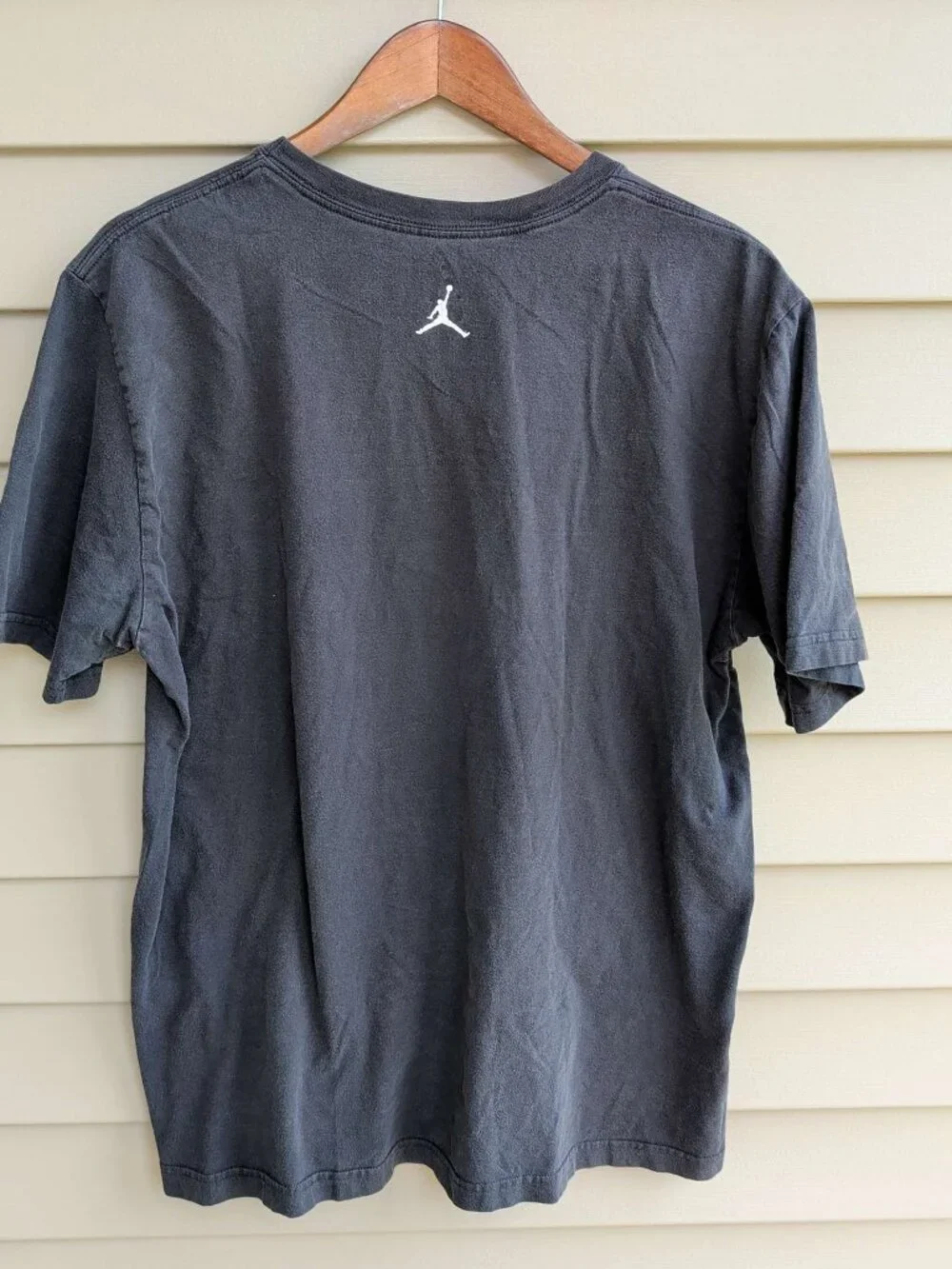 Jordan One Nation Above All Graphic T Shirt Mens XL Black Sneaker Print